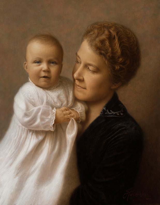 Anne Ray Cargill with baby Margaret A. Cargill